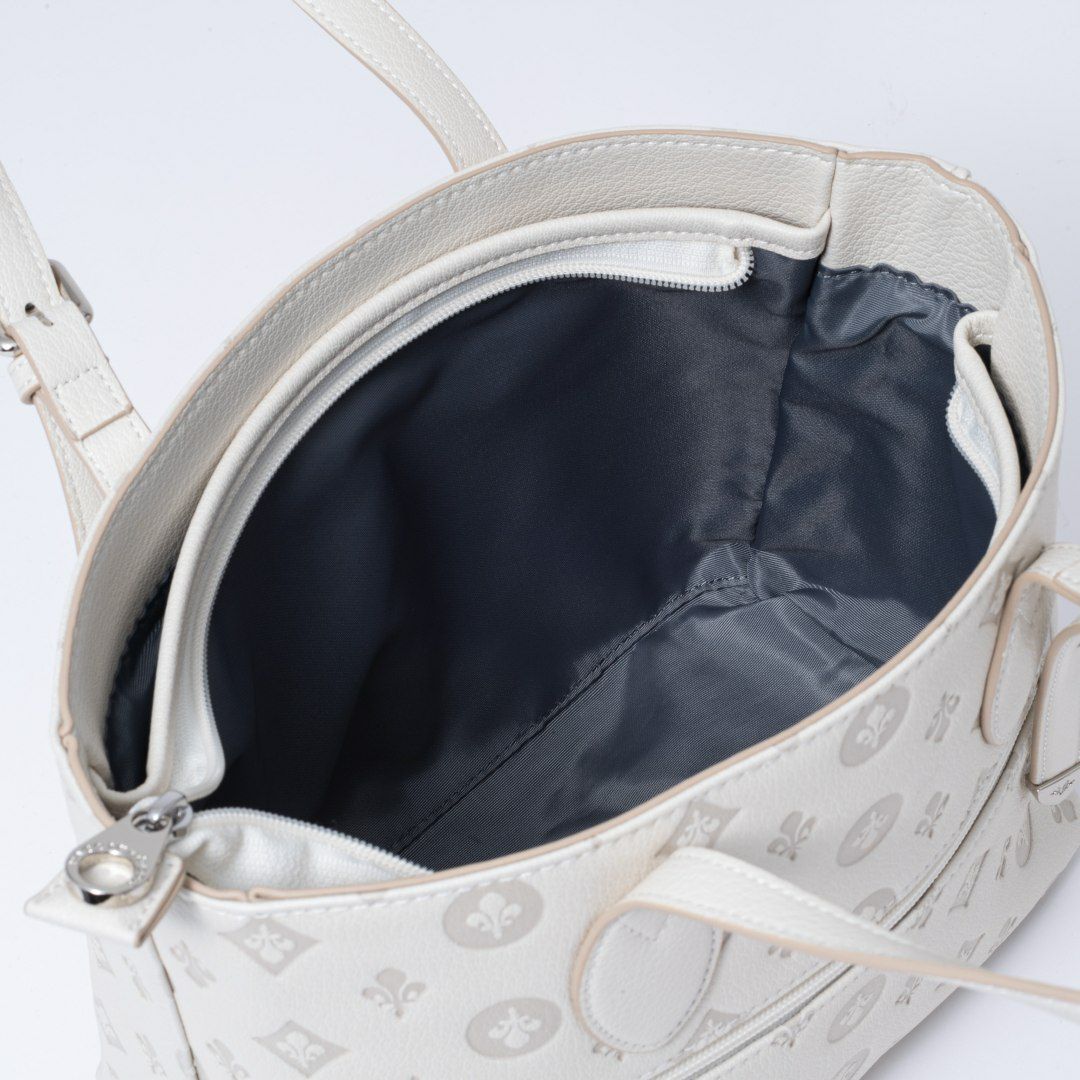 PATRICK COXリリーエンボス トート(M) ホワイト