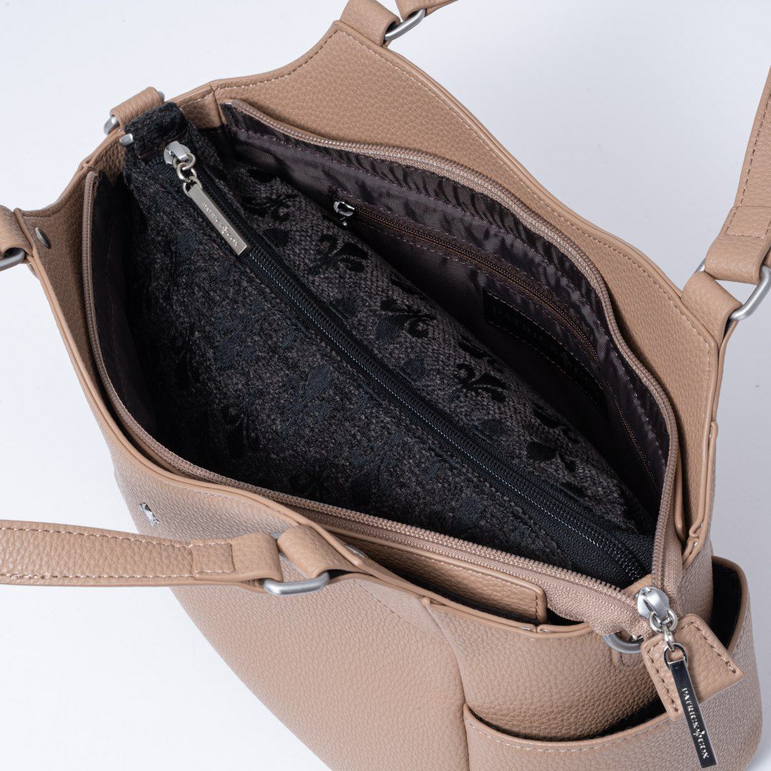 PATRICK COX リリーモール2 2WAYハンド ベージュ