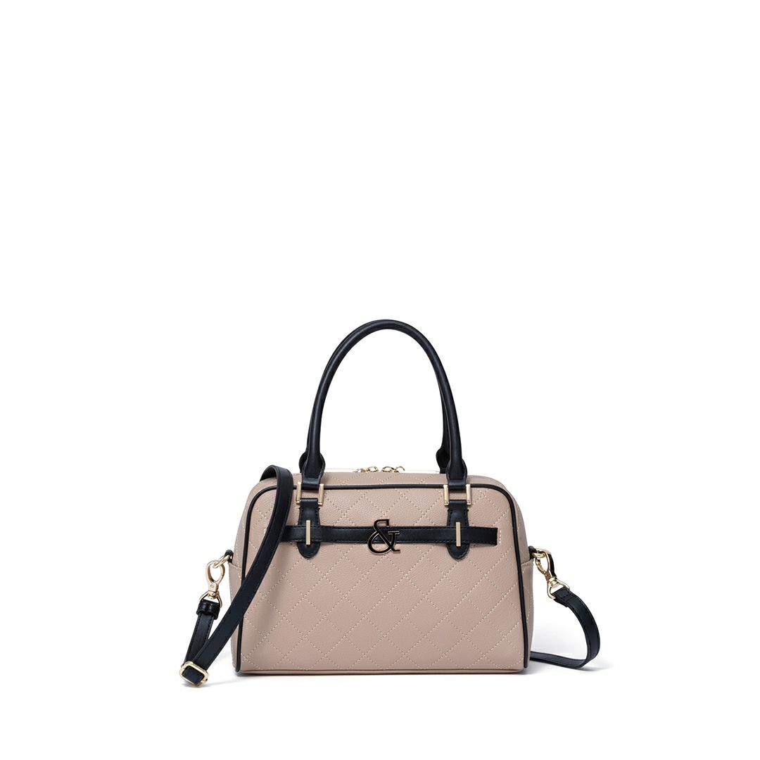 PINKY&DIANNE クラシックキルト 2WAYボストン ベージュ