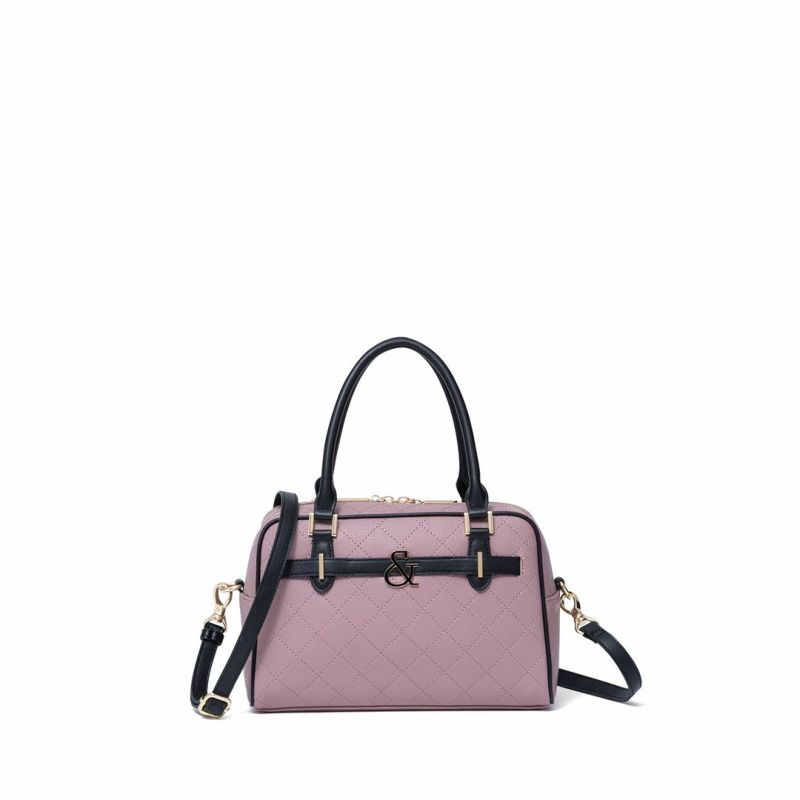 PINKY&DIANNE クラシックキルト 2WAYボストン ピンク