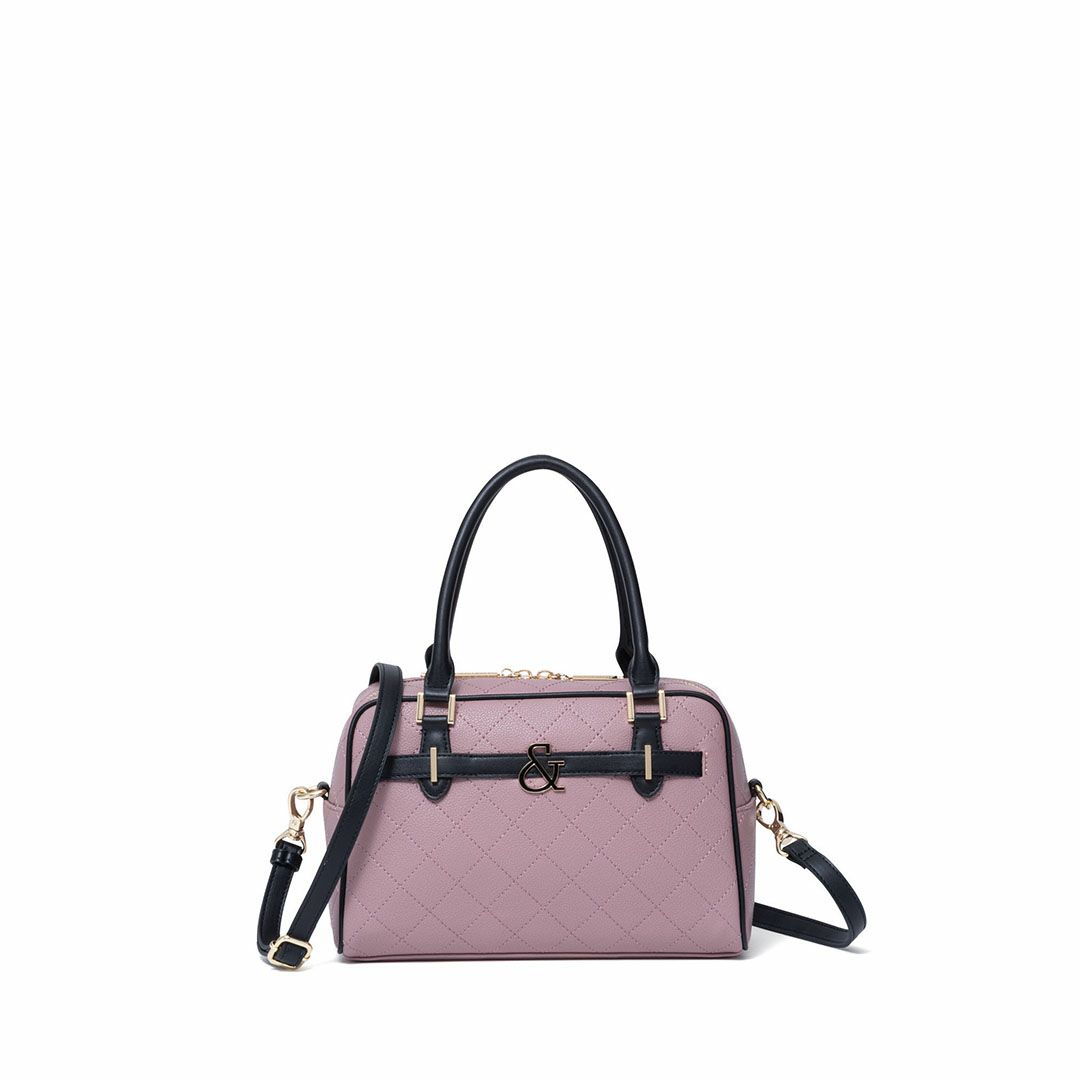 PINKY&DIANNE クラシックキルト 2WAYボストン ピンク