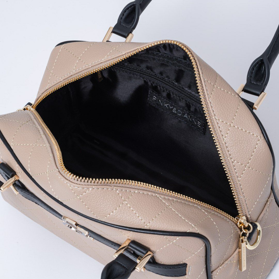 PINKY&DIANNE クラシックキルト 2WAYボストン ベージュ