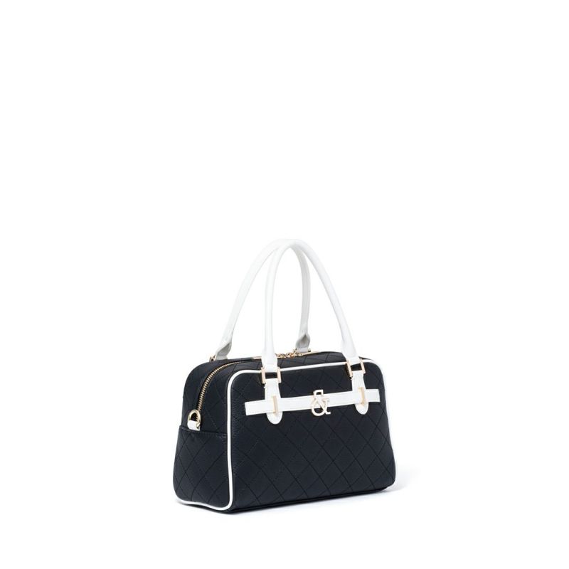 PINKY&DIANNE クラシックキルト 2WAYボストン ブラック