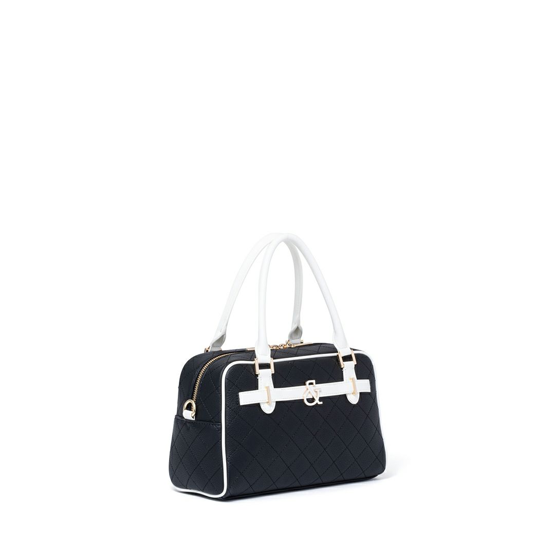 PINKY&DIANNE クラシックキルト 2WAYボストン ブラック