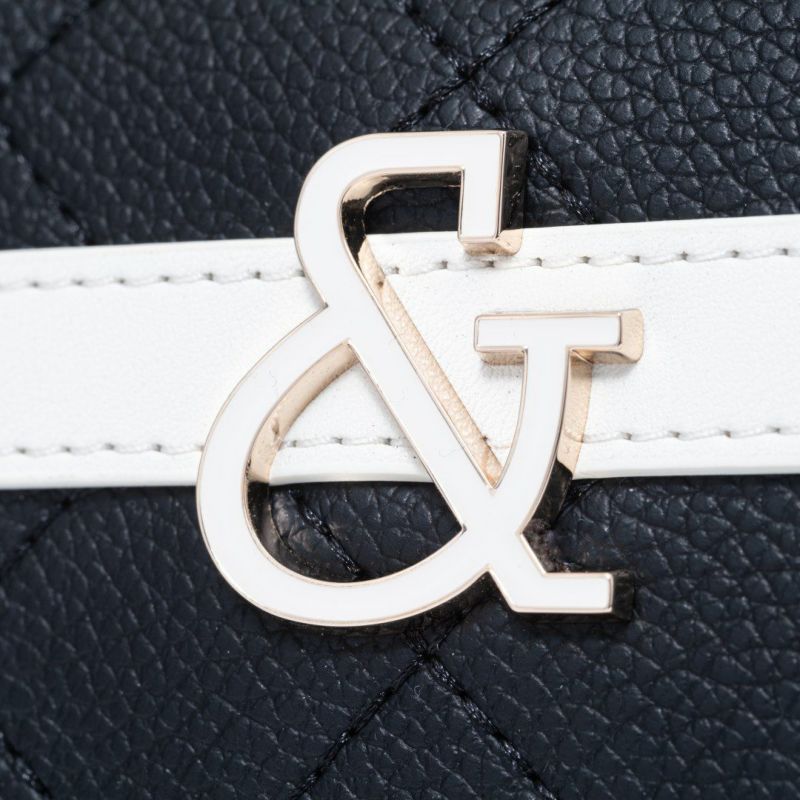 PINKY&DIANNE クラシックキルト 2WAYボストン ブラック