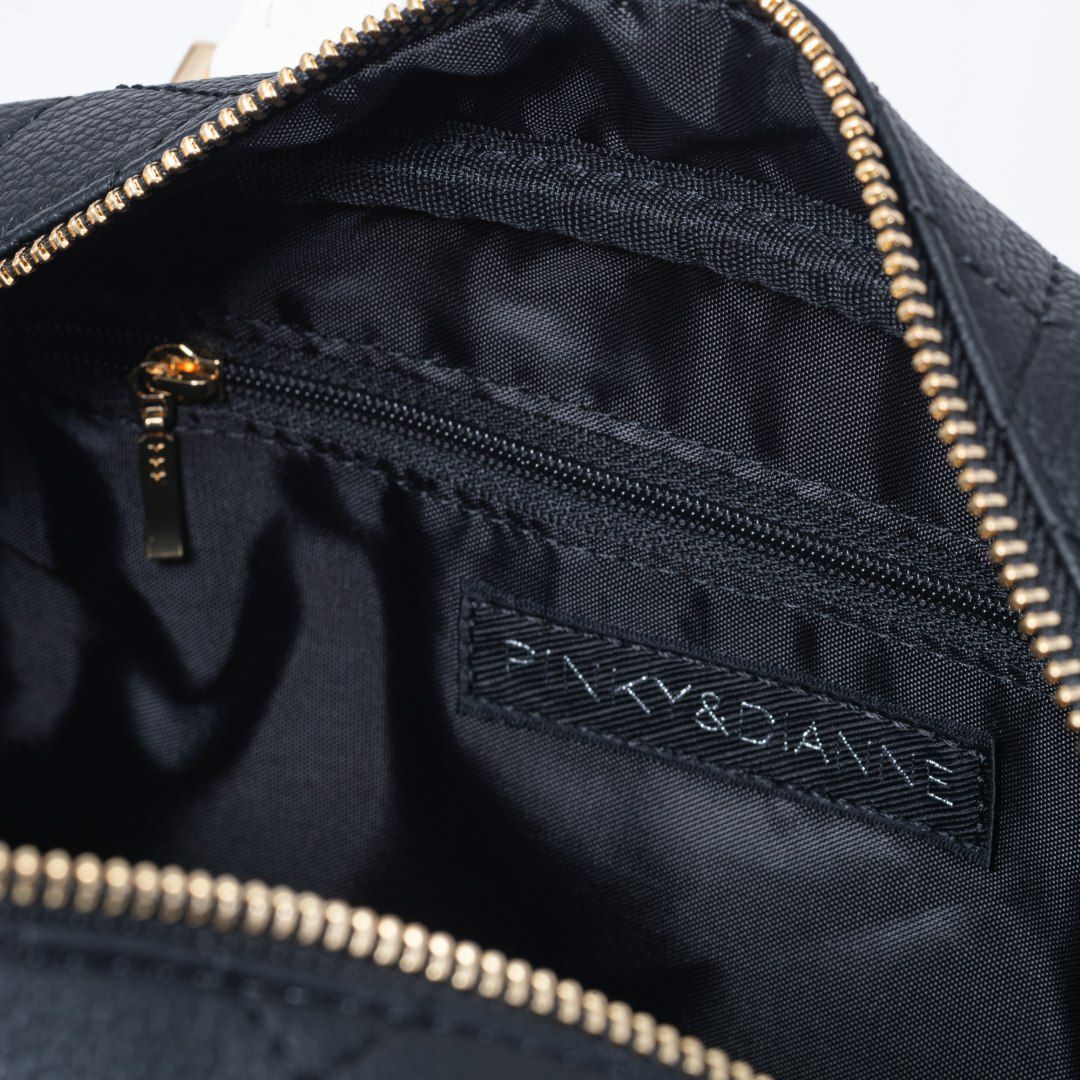 PINKY&DIANNE クラシックキルト 2WAYボストン ブラック