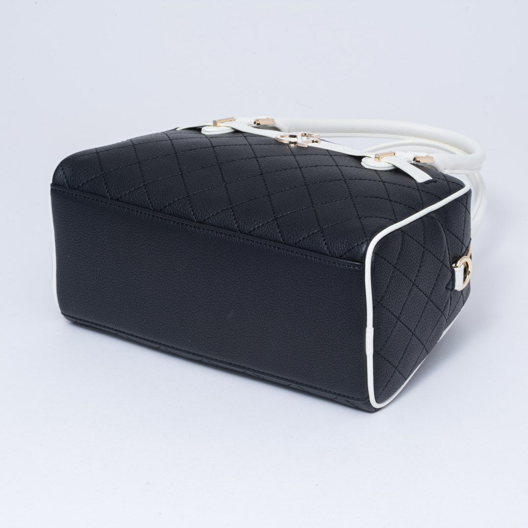 PINKY&DIANNE クラシックキルト 2WAYボストン ブラック