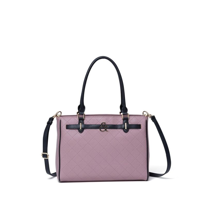 PINKY&DIANNE クラシックキルト 2WAYトート ピンク