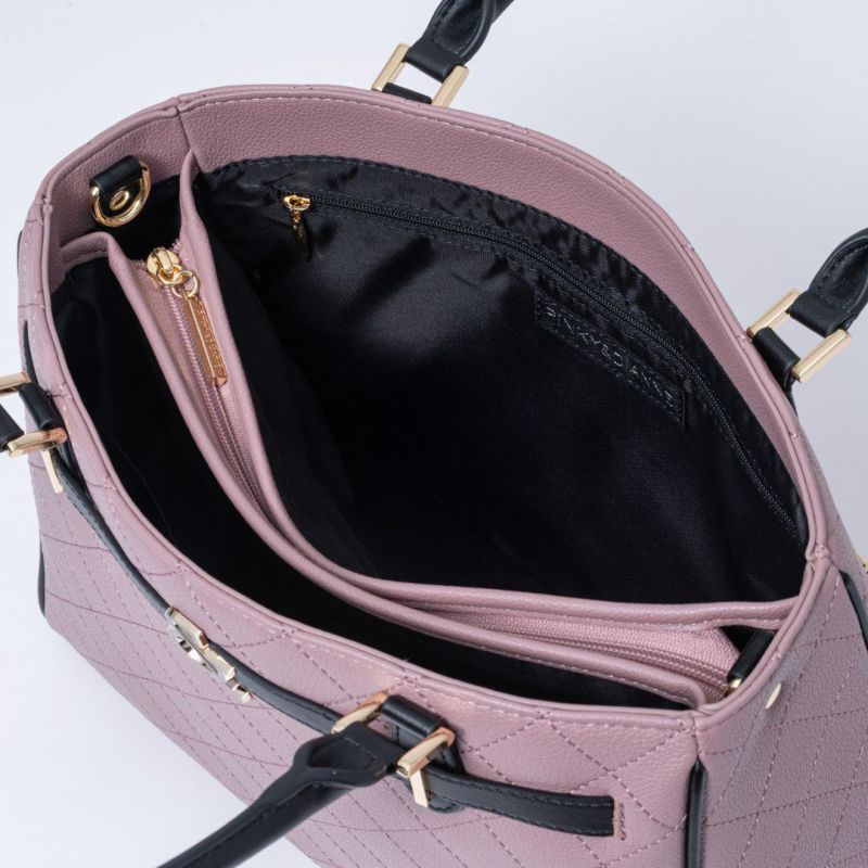 PINKY&DIANNE クラシックキルト 2WAYトート ピンク