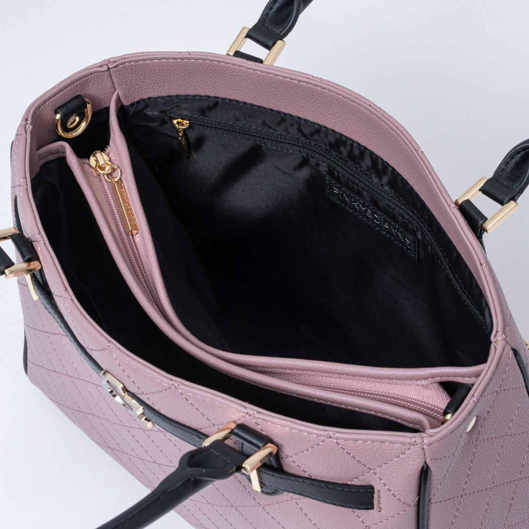 PINKY&DIANNE クラシックキルト 2WAYトート ピンク