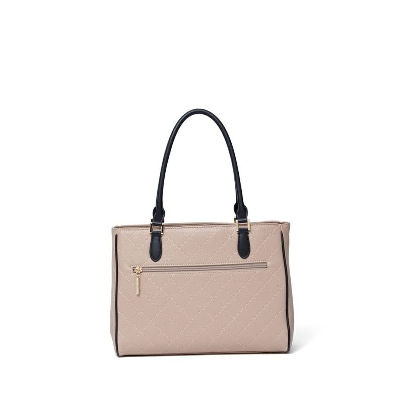 PINKY&DIANNE クラシックキルト 2WAYトート ベージュ