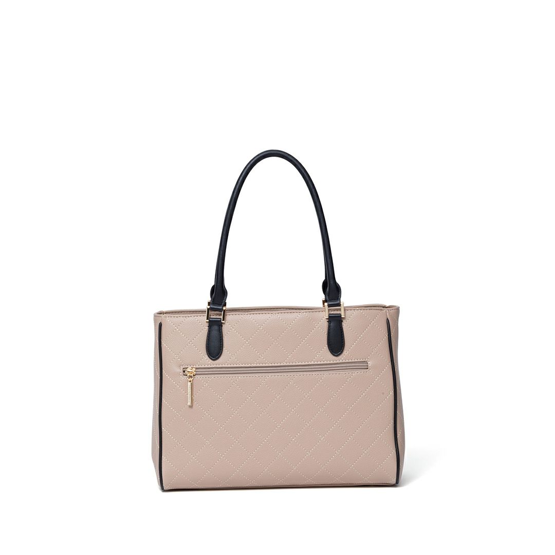 PINKY&DIANNE クラシックキルト 2WAYトート ベージュ