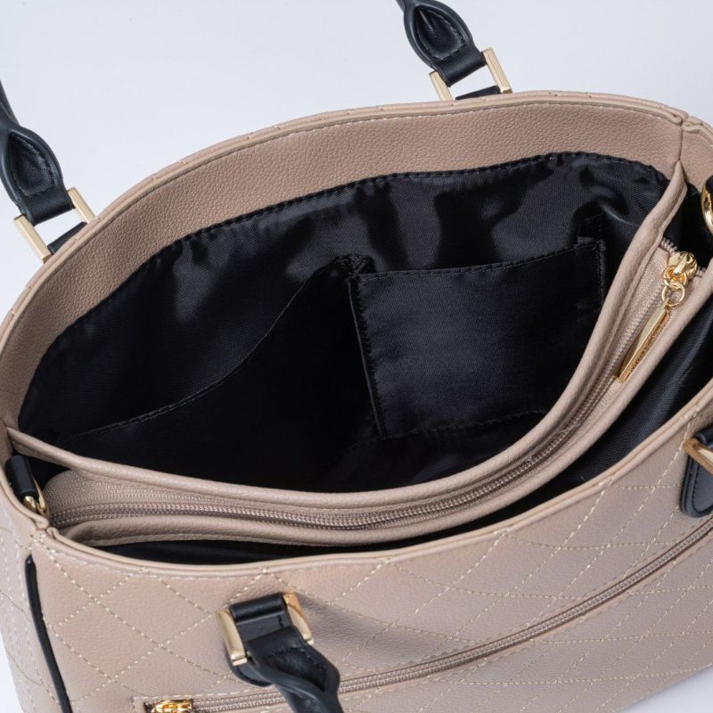 PINKY&DIANNE クラシックキルト 2WAYトート ベージュ