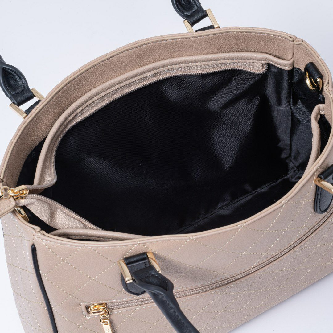 PINKY&DIANNE クラシックキルト 2WAYトート ベージュ