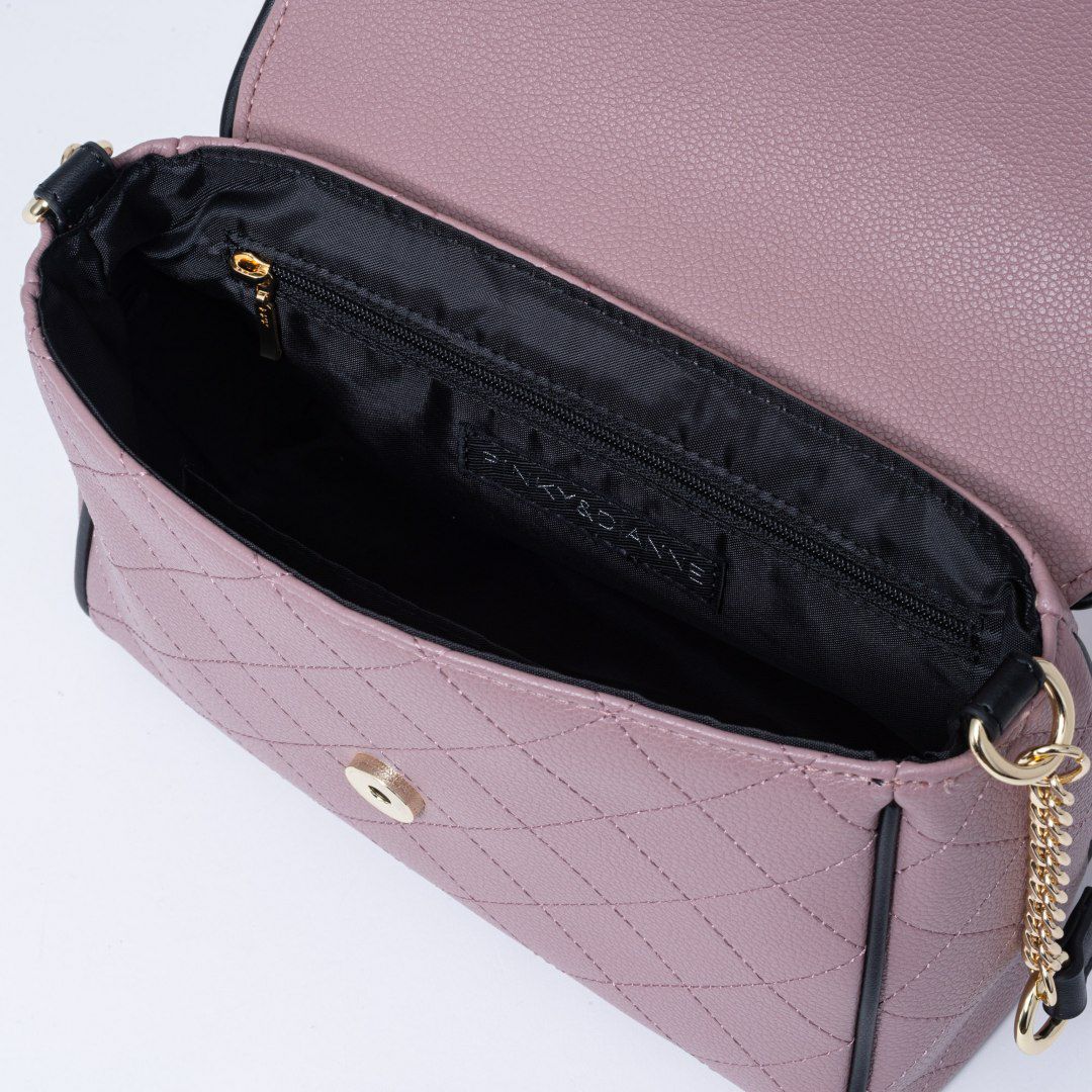 PINKY&DIANNE クラシックキルト フラップショルダー ピンク