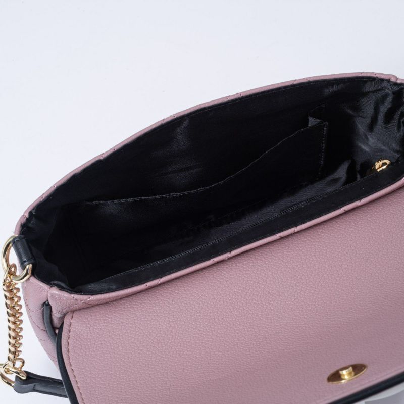 PINKY&DIANNE クラシックキルト フラップショルダー ピンク