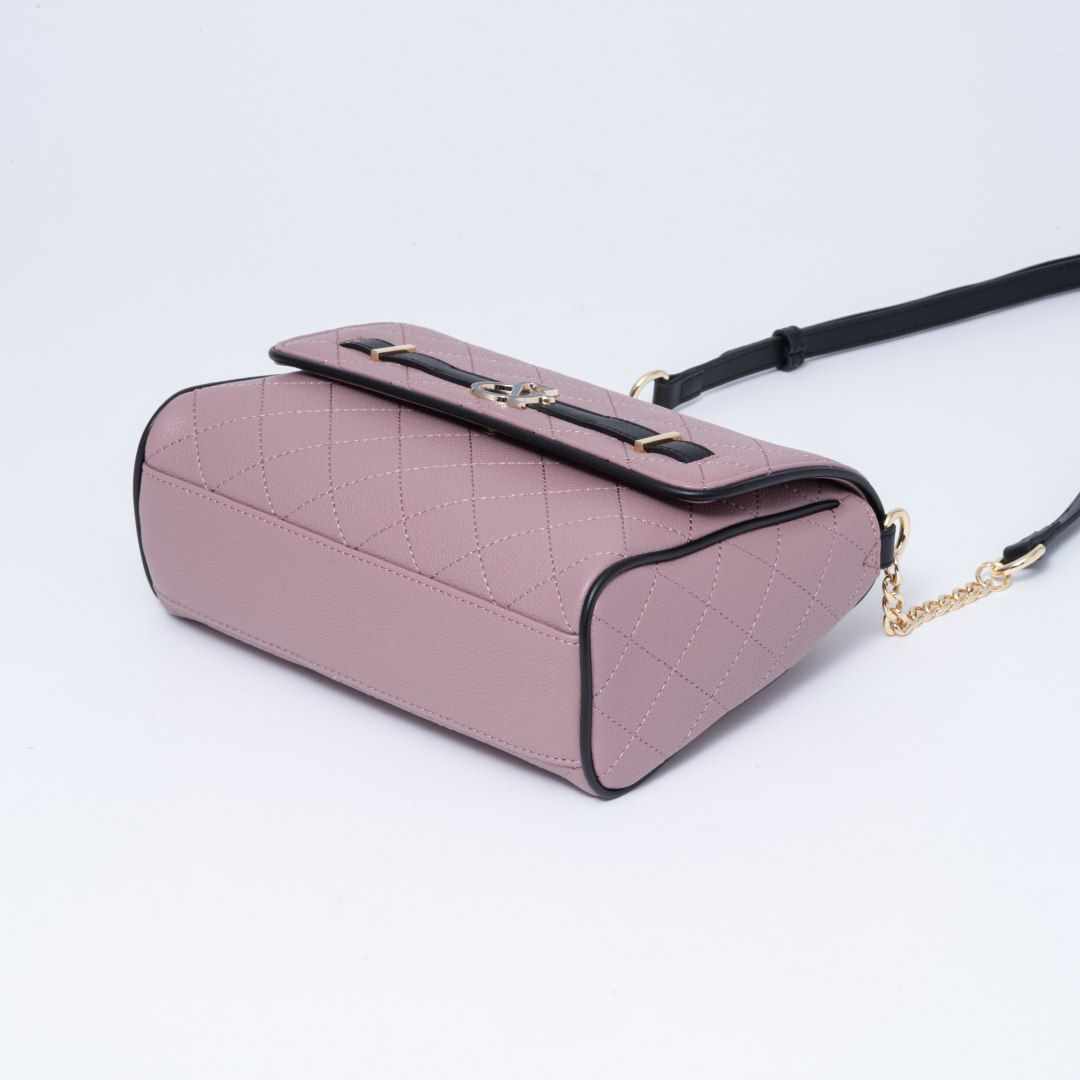 PINKY&DIANNE クラシックキルト フラップショルダー ピンク