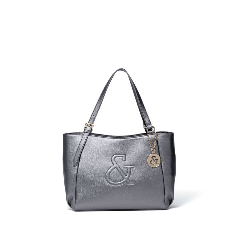 PINKY&DIANNE ピロー トート ガンメタリック