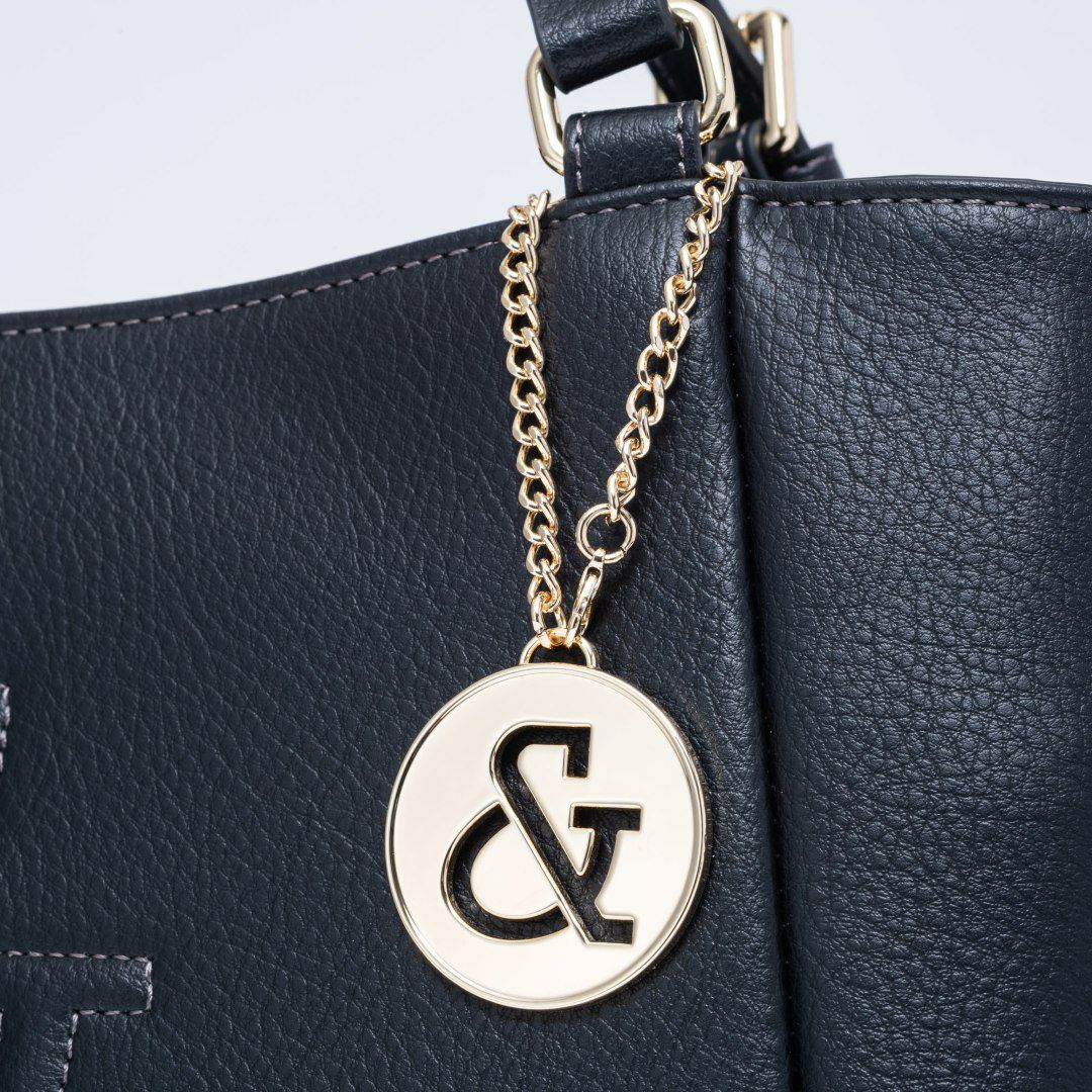 PINKY&DIANNE ピロー トート ブラック