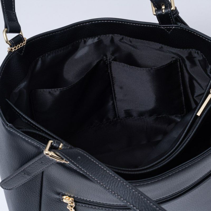 PINKY&DIANNE ピロー トート ブラック