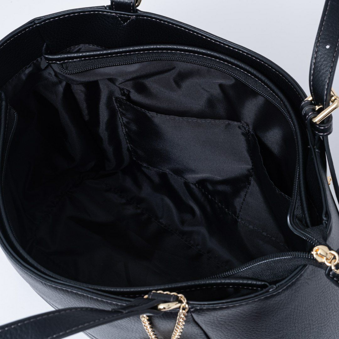 PINKY&DIANNE ピロー トート ブラック