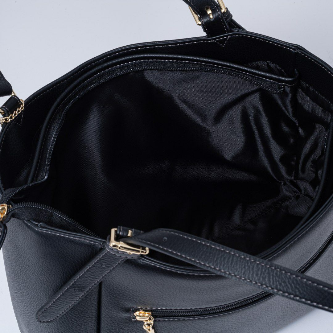 PINKY&DIANNE ピロー トート ブラック