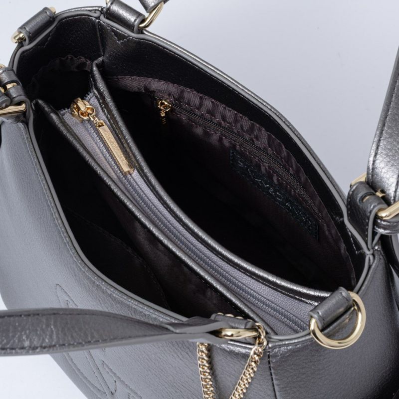 PINKY&DIANNE ピロー 2WAYハンド ガンメタリック