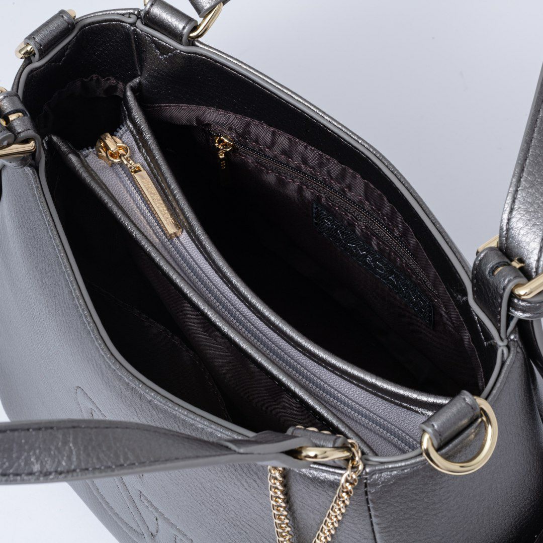 PINKY&DIANNE ピロー 2WAYハンド ガンメタリック