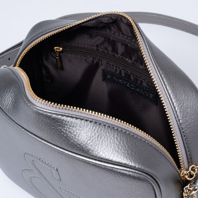 PINKY&DIANNE ピロー ショルダー ガンメタリック