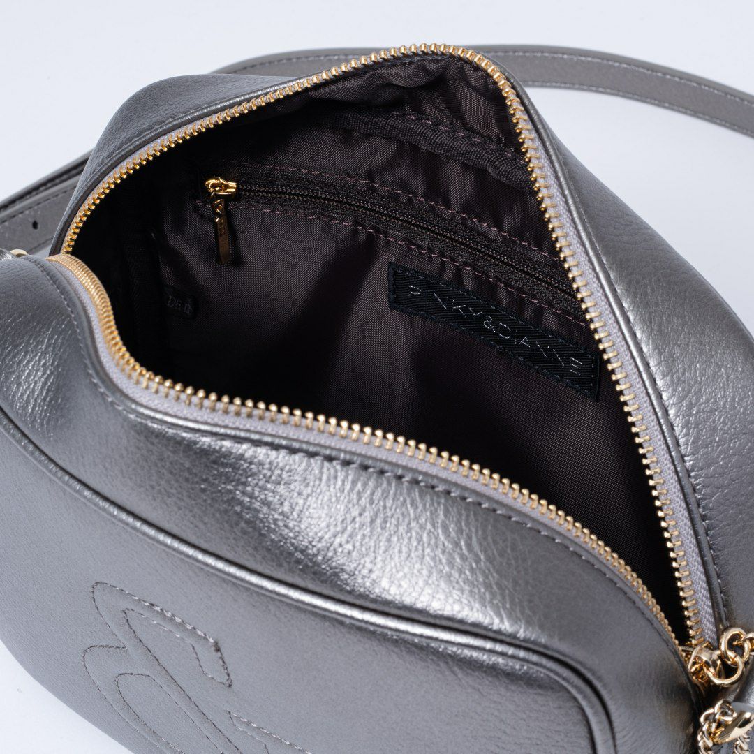 PINKY&DIANNE ピロー ショルダー ガンメタリック