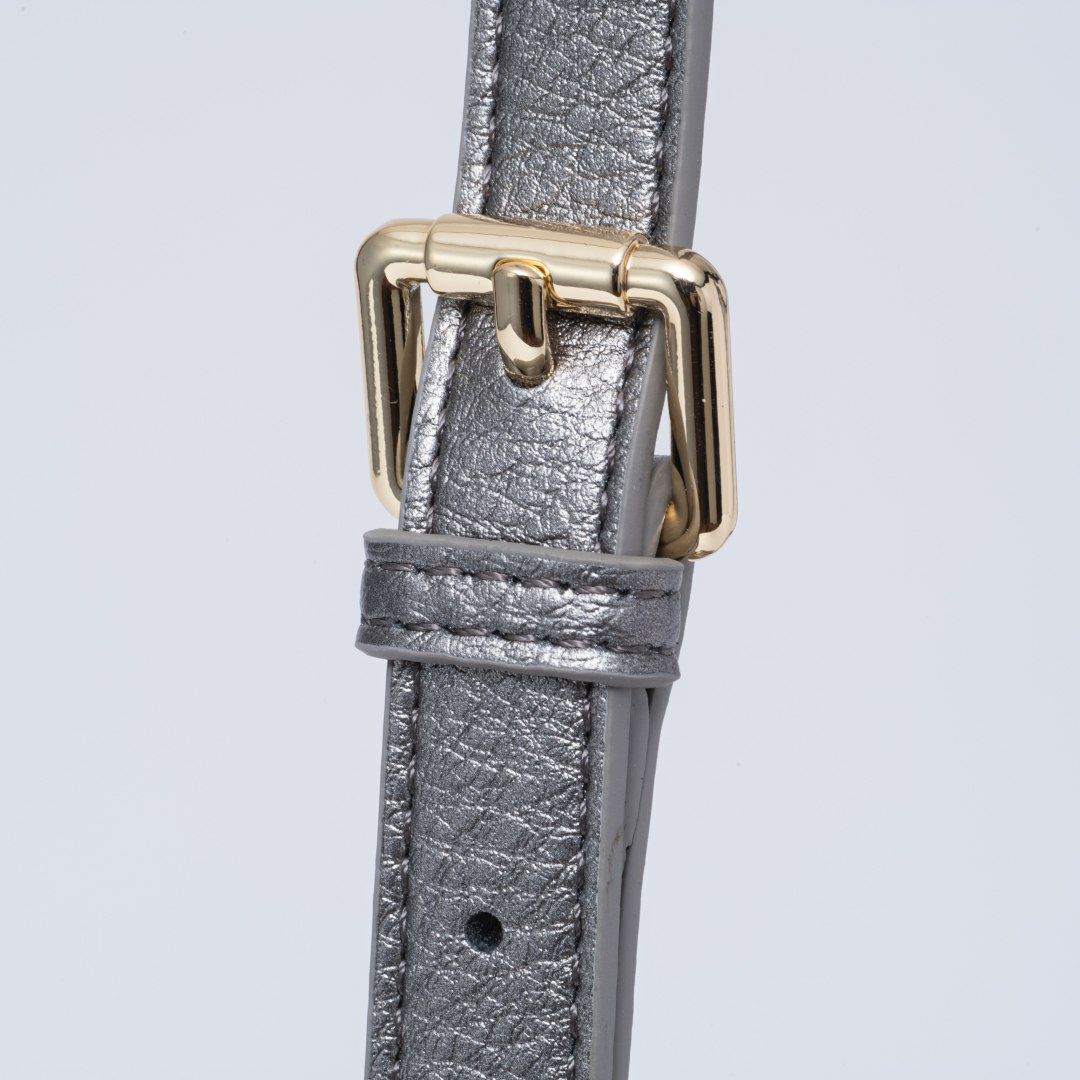 PINKY&DIANNE ピロー ショルダー ガンメタリック