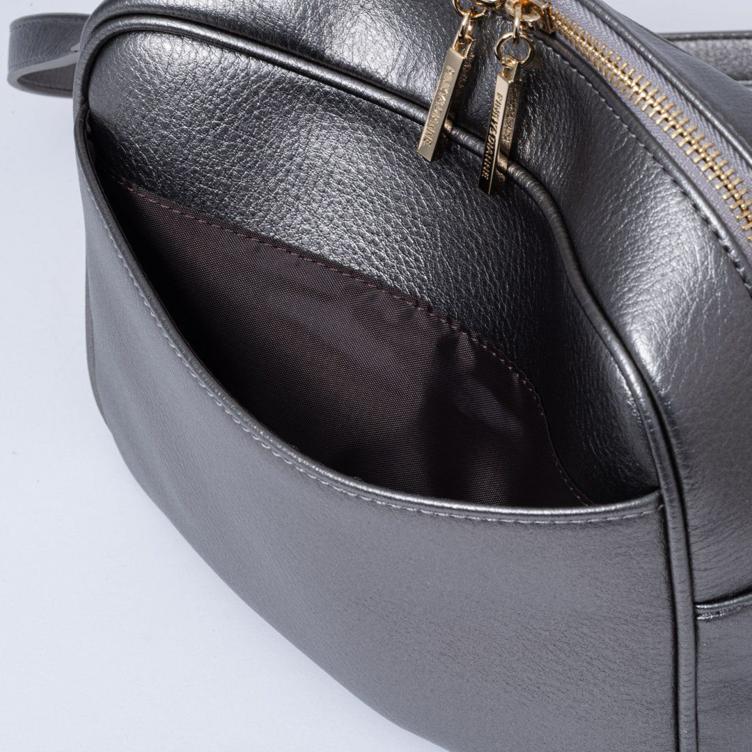 PINKY&DIANNE ピロー ショルダー ガンメタリック