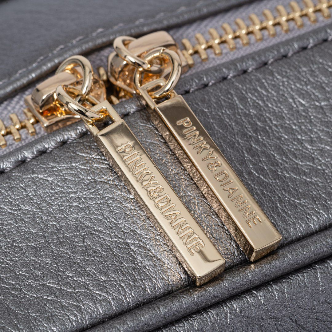 PINKY&DIANNE ピロー ショルダー ガンメタリック