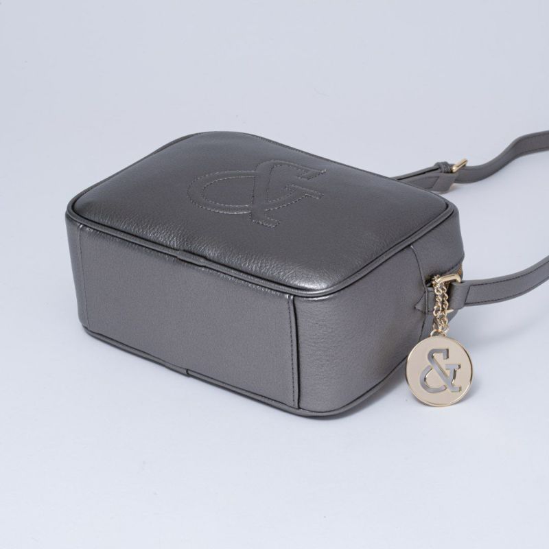 PINKY&DIANNE ピロー ショルダー ガンメタリック