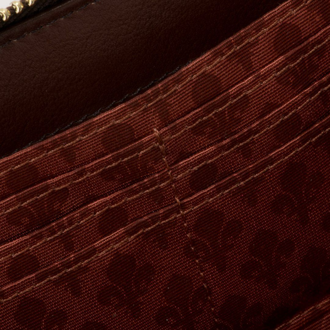 PATRICK COX カラーサンダル ラウンドファスナー長財布 オレンジ