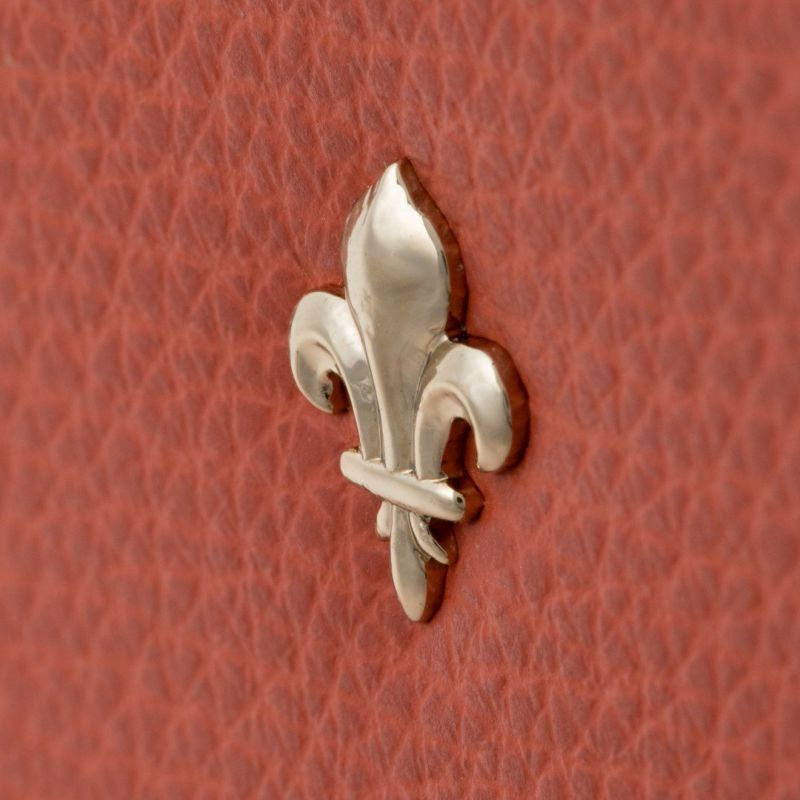 PATRICK COX カラーサンダル ラウンドファスナー長財布 オレンジ