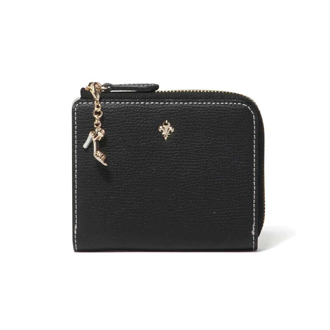 PATRICK COX カラーサンダル L字ファスナー折り財布 ブラック