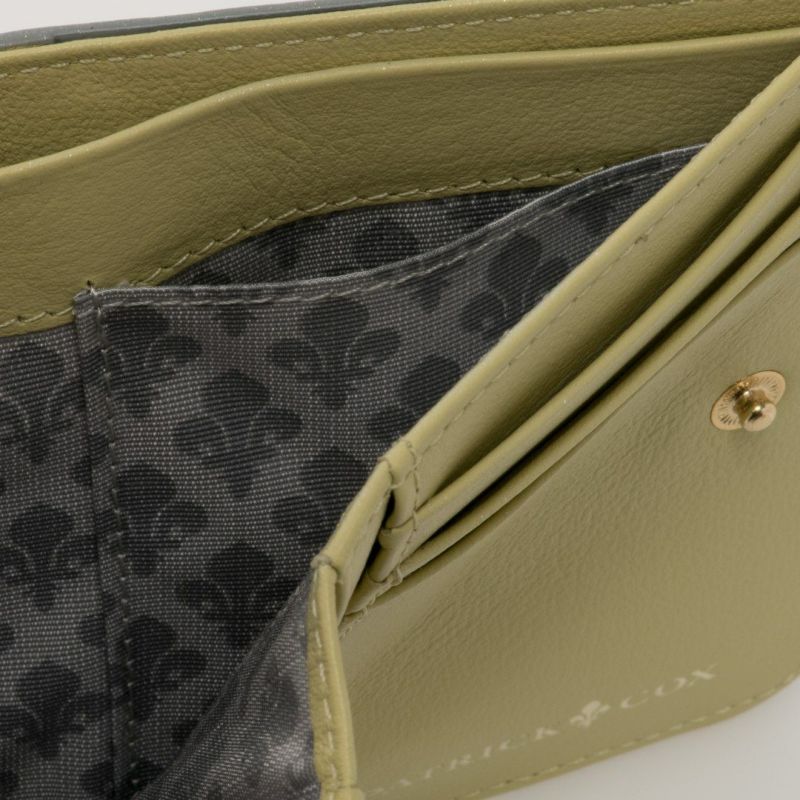 PATRICK COX カラーサンダル L字ファスナー折り財布 シルバー