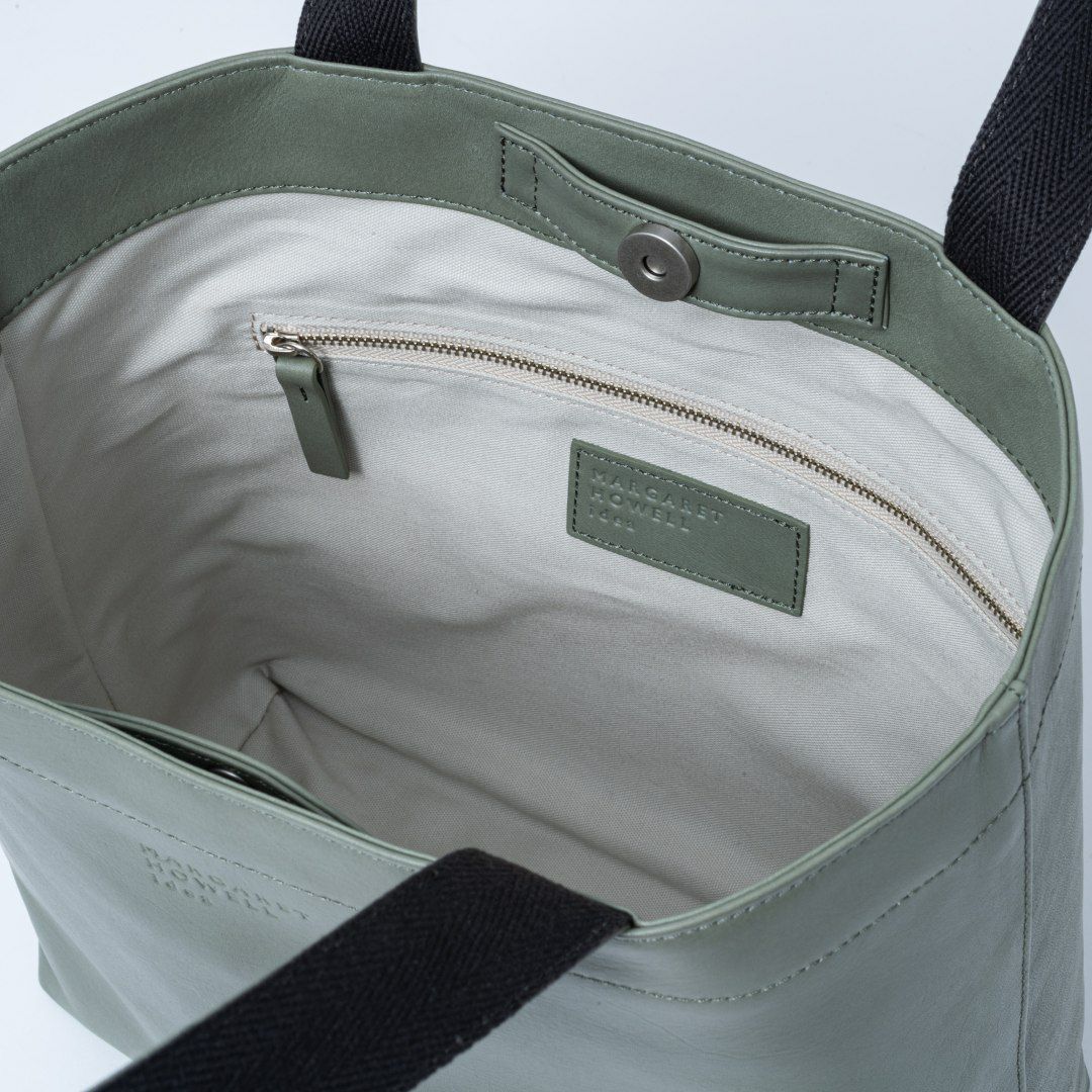 MARGARET HOWELL idea テュードル トート(S) ブルーグリーン