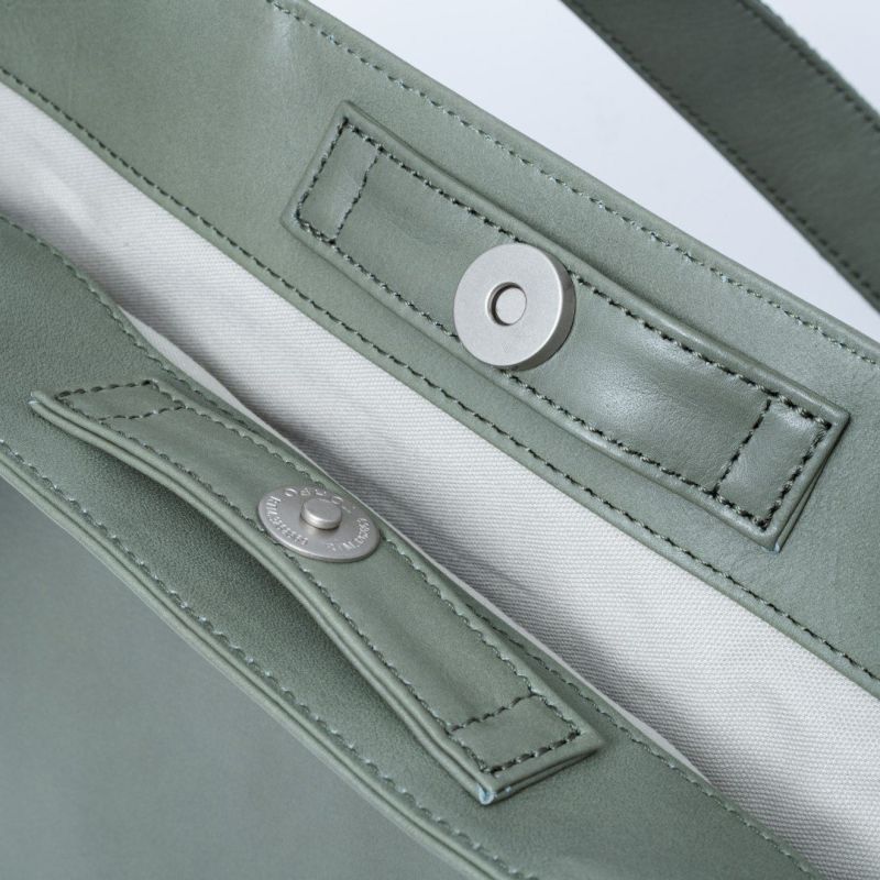 MARGARET HOWELL idea テュードル トート(S) ブルーグリーン