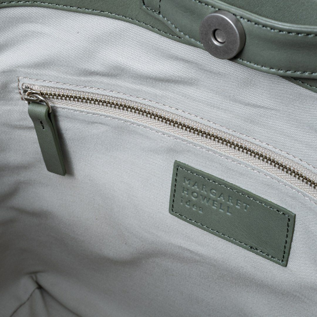 MARGARET HOWELL idea テュードル トート(S) ブルーグリーン