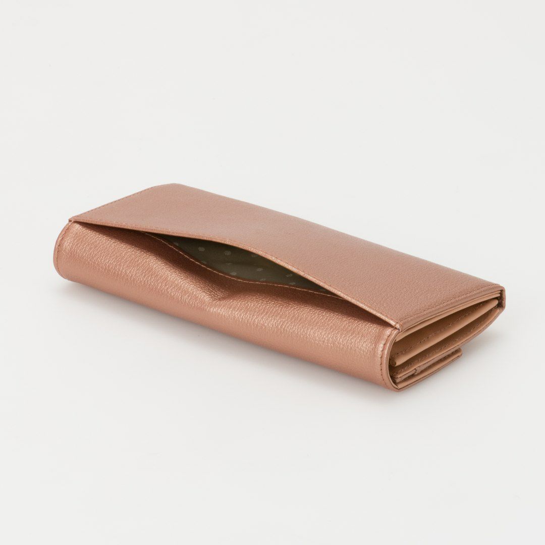 U by ungaroパピヨン BOX長財布 ピンクゴールド