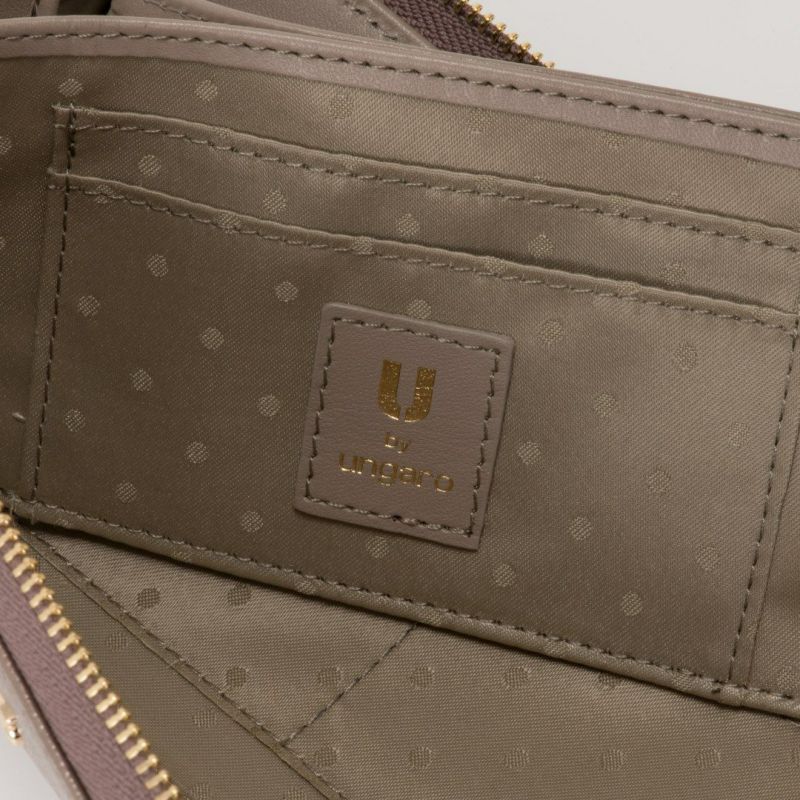 U by ungaroパピヨン L字ファスナー長財布 ブロンズ
