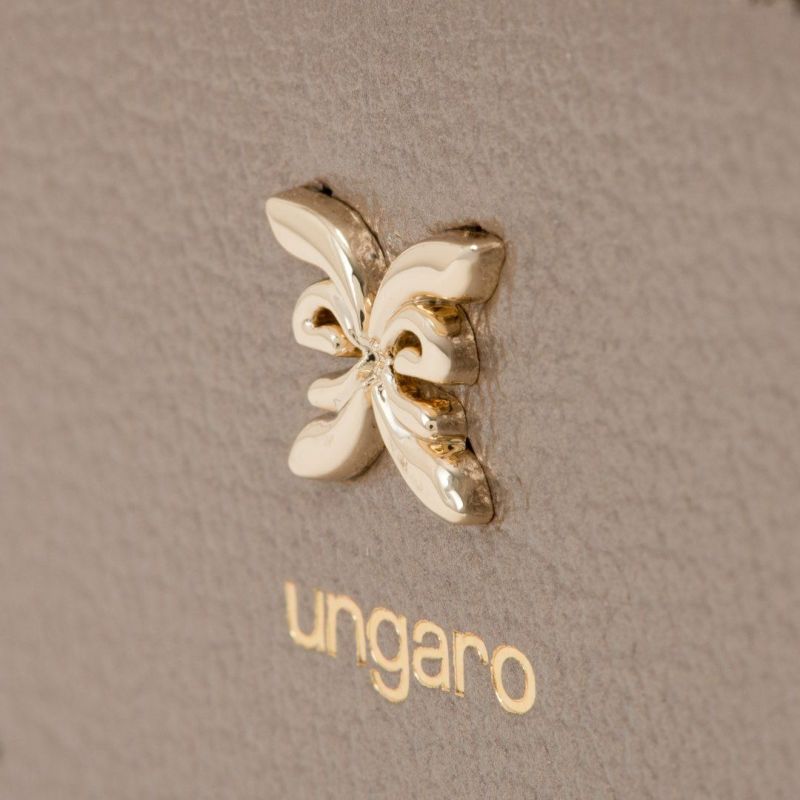 U by ungaroパピヨン L字ファスナー長財布 ブロンズ