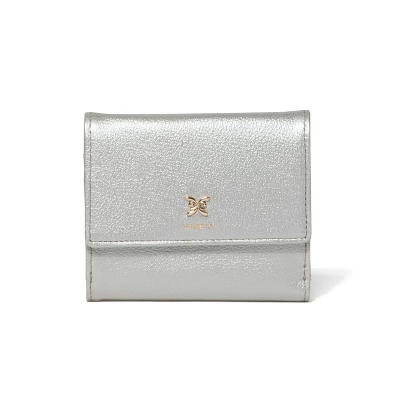 U by ungaroパピヨン BOX折り財布 シルバー