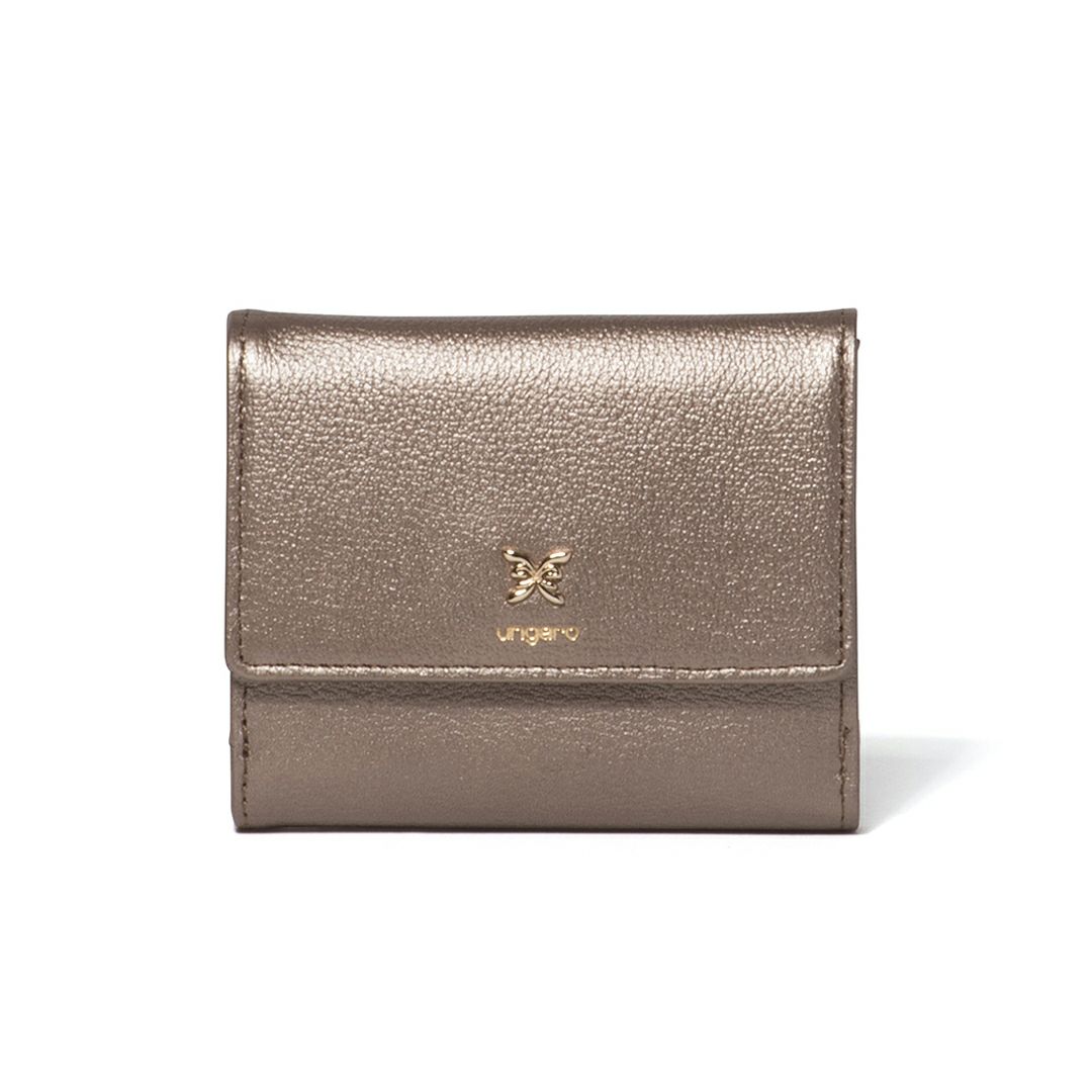 U by ungaroパピヨン BOX折り財布 ブロンズ