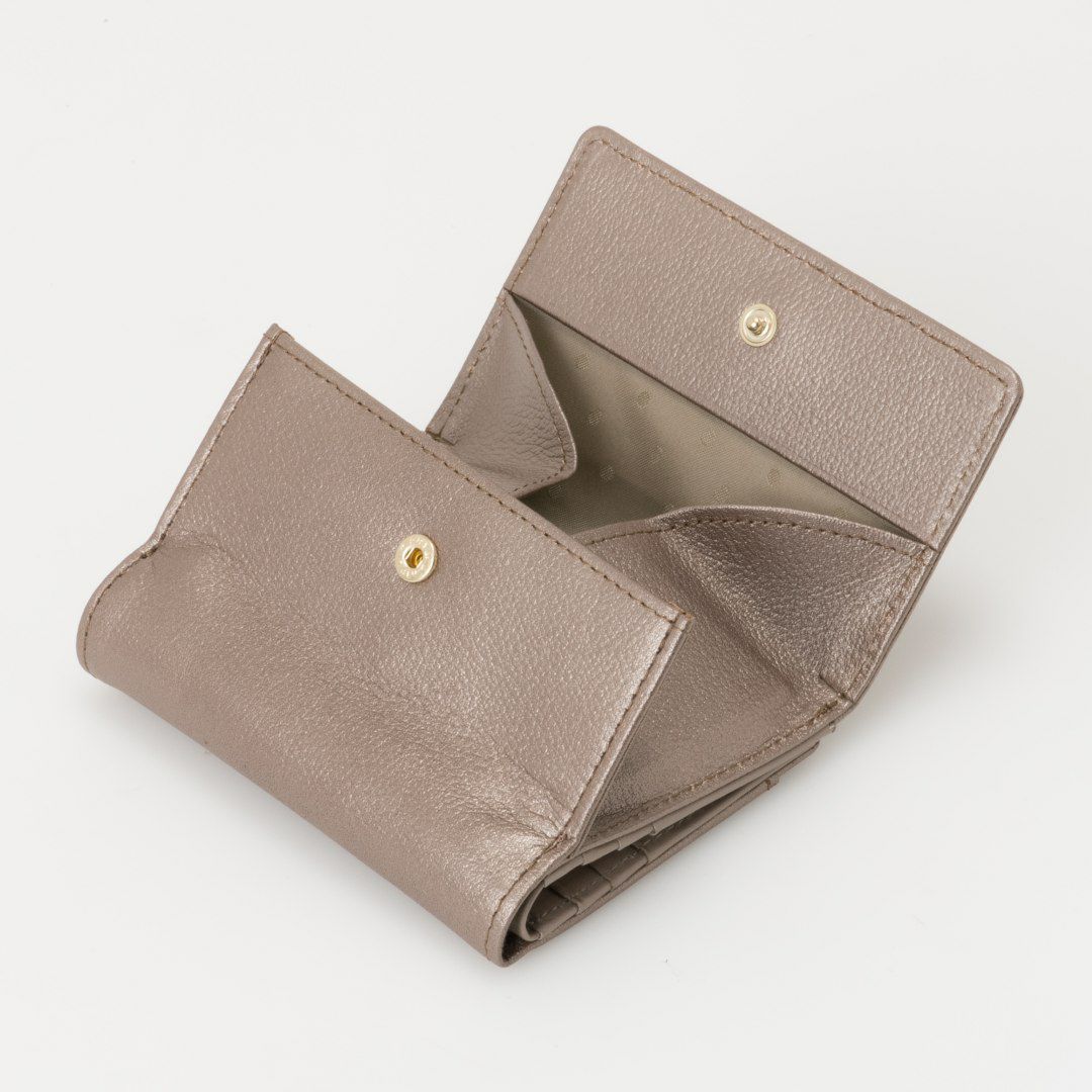 U by ungaroパピヨン BOX折り財布 ブロンズ