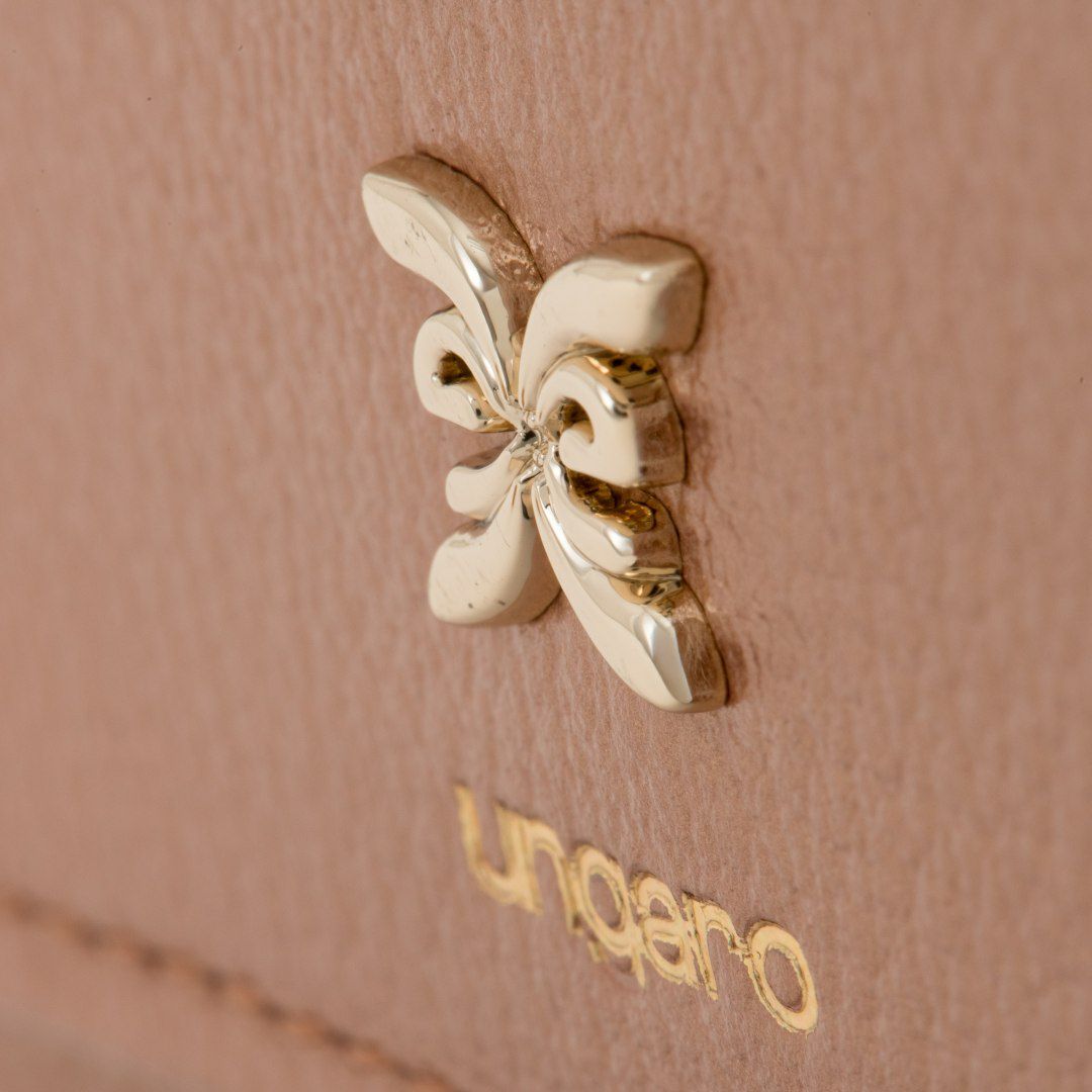 U by ungaroパピヨン BOX折り財布 ピンクゴールド