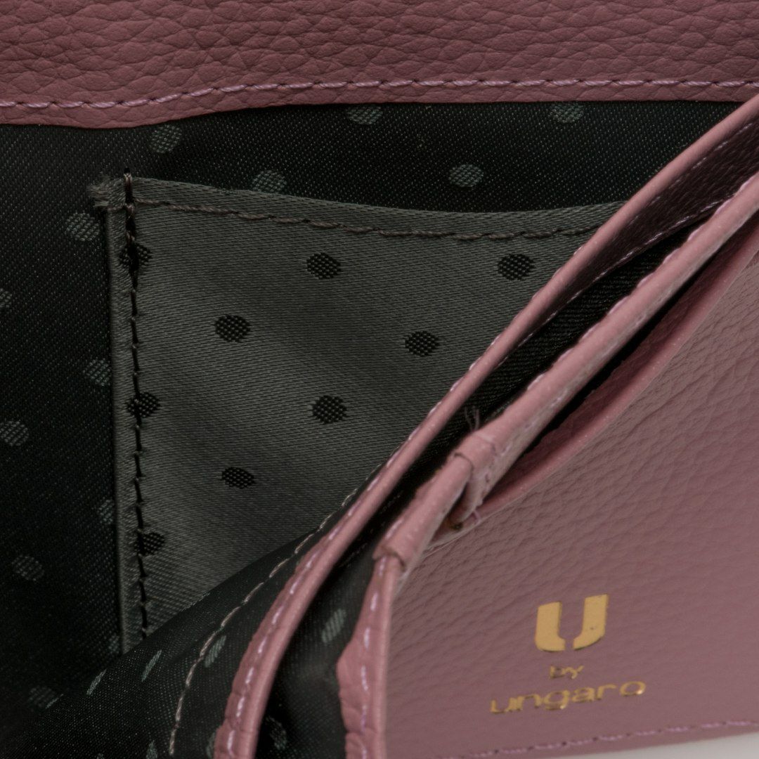 U by ungaroシルヴィー L字ファスナー折り財布 グレー