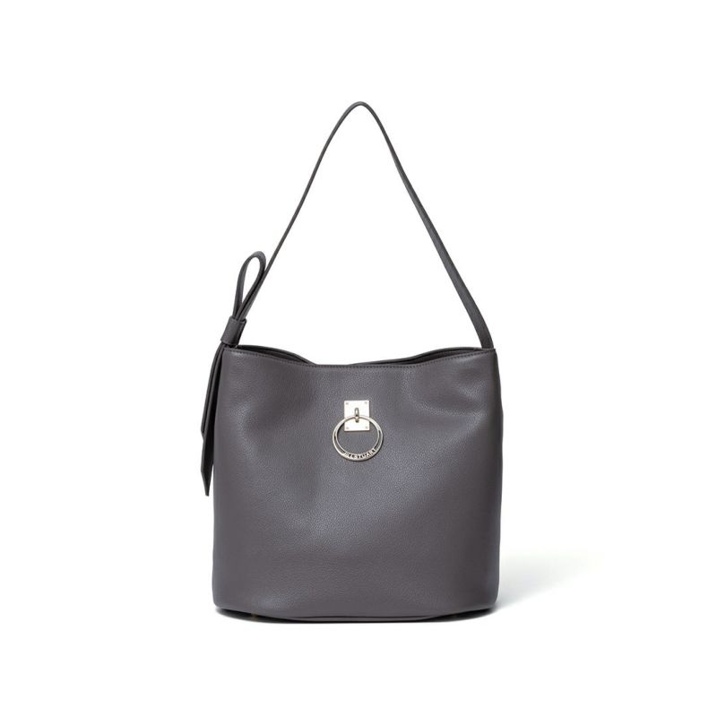 JILL STUART クレッセント ワンショルダー グレー